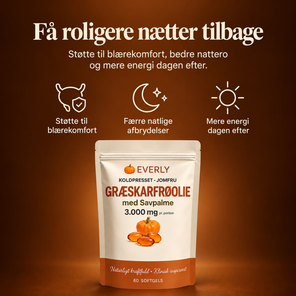 EVERLY – Græskarfrøolie med Savpalme
