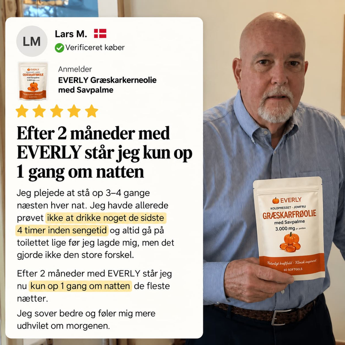 EVERLY – Græskarfrøolie med Savpalme