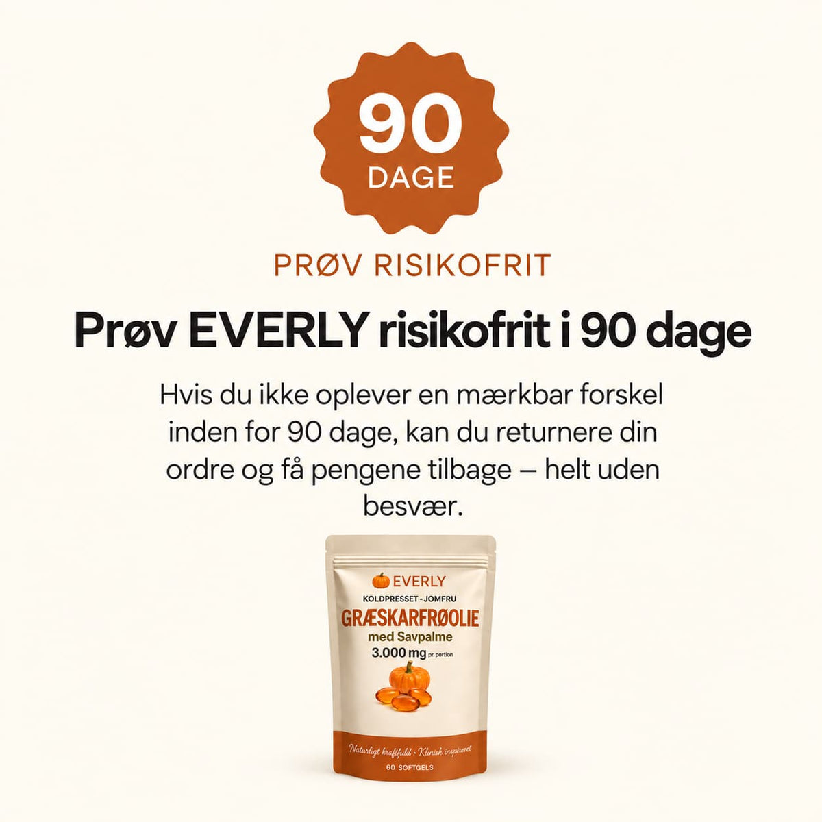 EVERLY – Græskarfrøolie med Savpalme