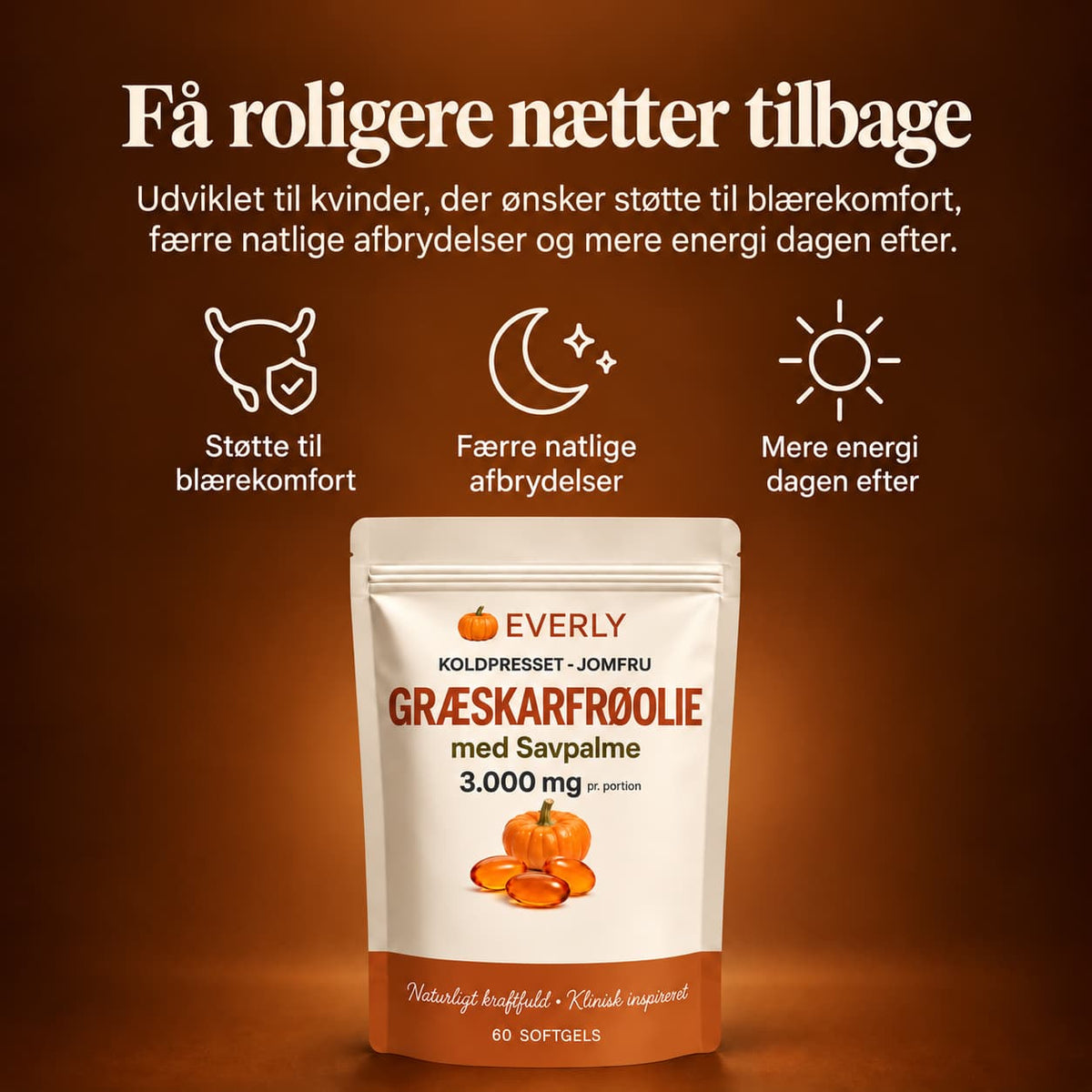 Everly – Græskarfrøolie med Savpalme