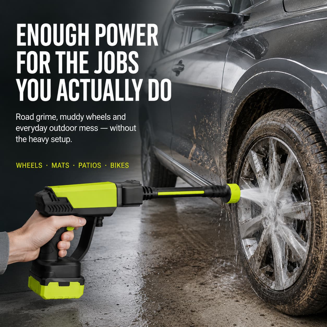 Cordless Pressure Washer Kit