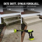 Batteridrevet høytrykksspylersett