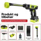 Batteridrevet høytrykksspylersett
